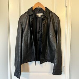 Casual Corner Leather Jacket